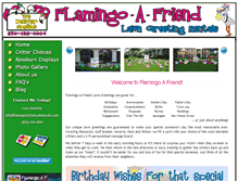 Tablet Screenshot of flamingoafriend-pensacola.com